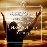 «Много скорбей у праведного, и от всех их избавит его Господь» (Пс. 33:20)