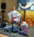 Дети выступили со стихами и сценкой