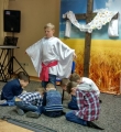 Дети выступили со стихами и сценкой